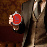 Custom Orange Red Sky Blue Hip Flask
