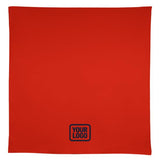 Custom Orange Red Sky Blue Square Table Cloth