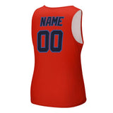 Custom Orange Red Navy Men's Tank Top