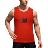 Custom Orange Red Navy Men's Tank Top