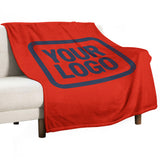 Custom Orange Red Blue Blanket