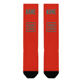 Custom Orange Red Blue Green Knee-High Sock