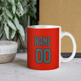 Custom Orange Red Blue Green Mug