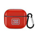 Custom Orange Red Light Blue AirPods Case (3rd Generation)