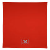 Custom Orange Red Navy Square Table Cloth