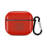 Custom Orange Red Coral Red AirPods Case (3rd Generation)