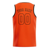 Custom Orange Red & Orange Red Colors Design Sports Basketball Jersey