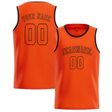 Custom Orange Red & Orange Red Colors Design Sports Basketball Jersey