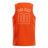 Custom Orange Red & Orange Red Colors Design Sports Basketball Jersey