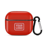 Custom Orange Red Light Pink AirPods Case (3rd Generation)