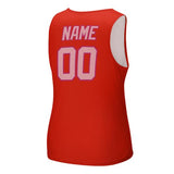 Custom Orange Red Light Pink Men's Tank Top