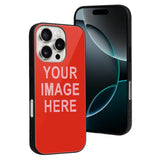 Custom Orange Red Light Pink Phone Case