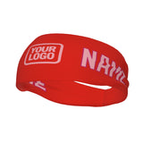 Custom Orange Red Light Pink Sports headband