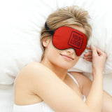 Custom Orange Red Crimson Red Sleep Mask