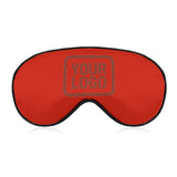 Custom Orange Red Coral Red Sleep Mask