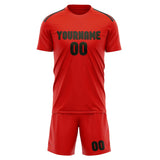 Custom Orange Red Olive Soccer Jersey