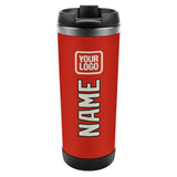 Custom Orange Red Cream Stainless Steel Water Cup