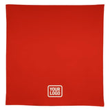Custom Orange Red Black Square Table Cloth