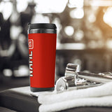 Custom Orange Red Cream Stainless Steel Water Cup