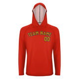Custom Orange Red Yellow UV-Hoodie