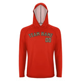 Custom Orange Red Light Khaki UV-Hoodie