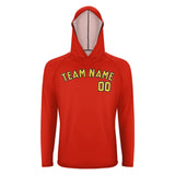 Custom Orange Red Light Yellow UV-Hoodie