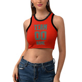 Custom Orange Red Blue Green Sleeveless Tank Top