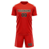 Custom Orange Red Olive Soccer Jersey