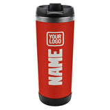Custom Orange Red White Stainless Steel Water Cup
