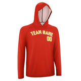 Custom Orange Red Light Yellow UV-Hoodie