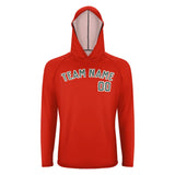 Custom Orange Red Blue Green UV-Hoodie