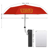 Custom Orange Red Yellow Automatic Umbrella