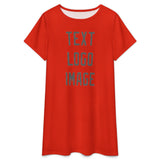 Custom Orange Red Dark Grey Nachthemd