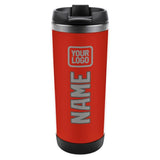 Custom Orange Red Gray Stainless Steel Water Cup