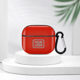 Custom Orange Red Gray AirPods Case (3rd Generation)