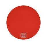 Custom Orange Red Gray Round Table Cloth