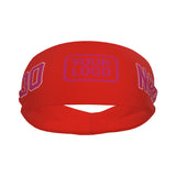 Custom Orange Red Pink Sports headband
