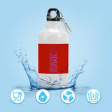 Custom Orange Red Pink Sports Bottle