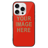 Custom Orange Red Light Khaki Phone Case