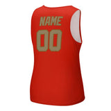 Custom Orange Red Light Khaki Men's Tank Top