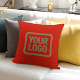 Custom Orange Red Light Khaki Pillowcase