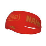 Custom Orange Red Orange Sports headband