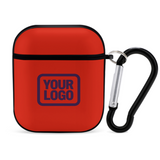 Custom Orange Red Purple AirPods Case