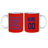 Custom Orange Red Purple Mug
