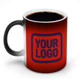 Custom Orange Red Purple Magic Mug