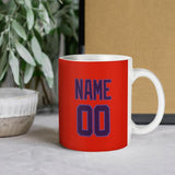 Custom Orange Red Purple Mug