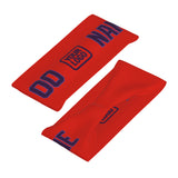 Custom Orange Red Purple Sports headband