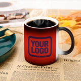 Custom Orange Red Purple Magic Mug