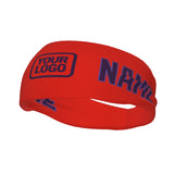Custom Orange Red Purple Sports headband