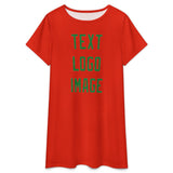 Custom Orange Red Emerald Green Nachthemd